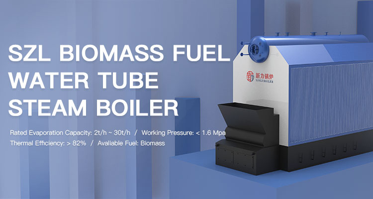 SZL Biomass Fuel Water Tube Steam Boiler